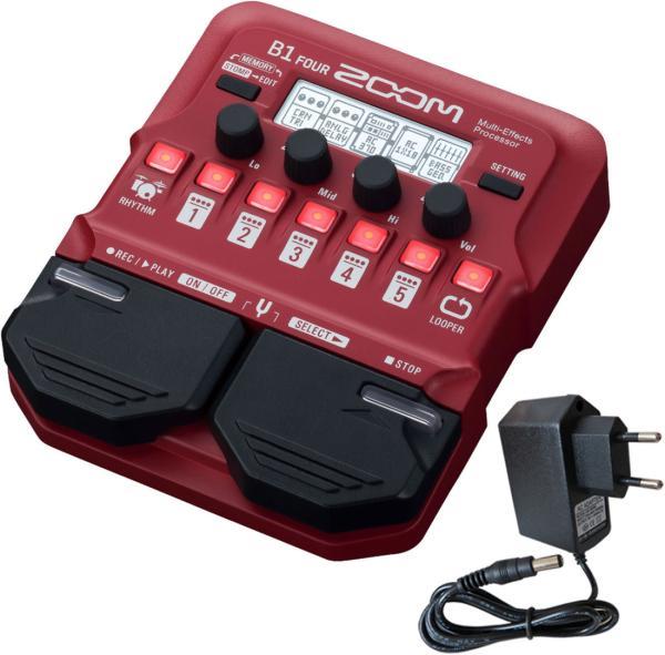 Actual product image Zoom B1 FOUR multi-effect unit for bass with power supply unit (Bass)