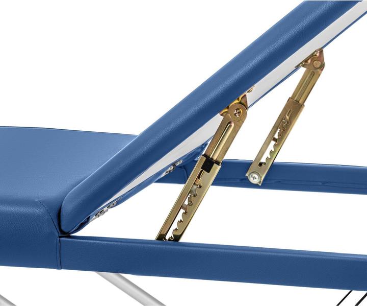 Produktbild Physa Massageliege klappbar Massagebank Massagetisch Holzrahmen 180 kg blau