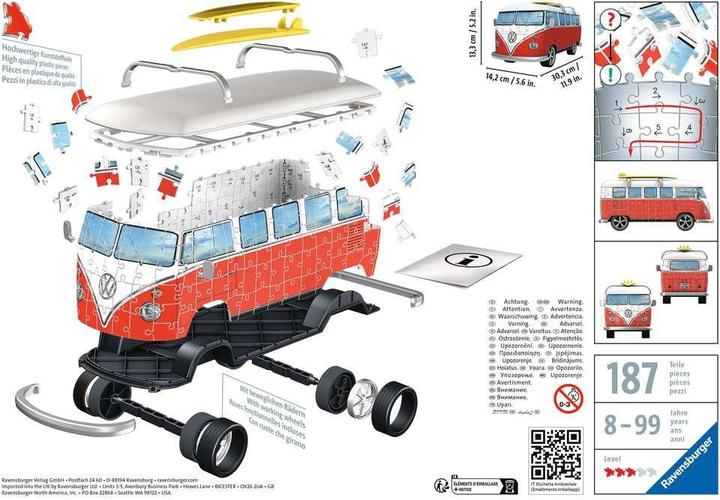 Actual product image Ravensburger Volkswagen T1 Surfer Edition (162 pieces)