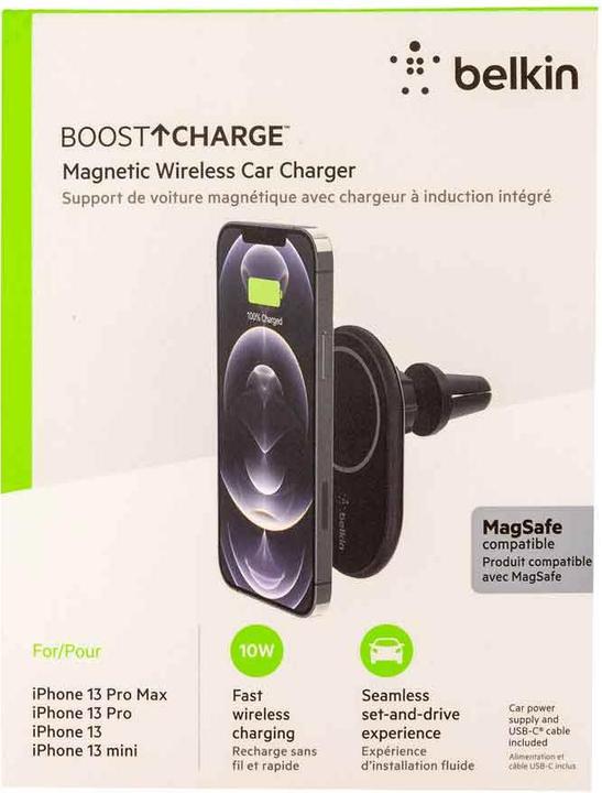 Actual product image Belkin Magnetic Wireless Car Charger