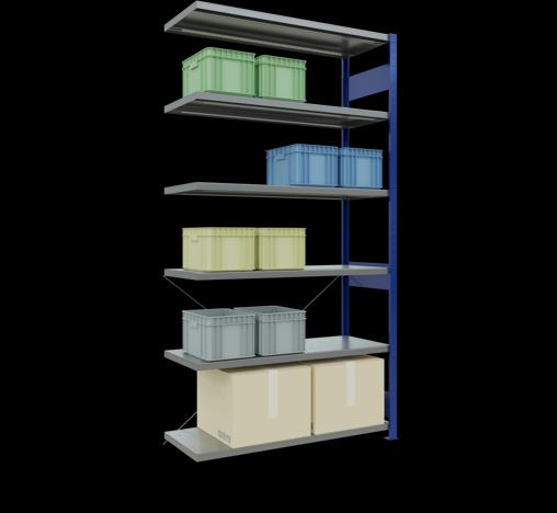 Image du produit Schulte Lagertechnik Système d'assemblage MULTIplus250 avec croisillon