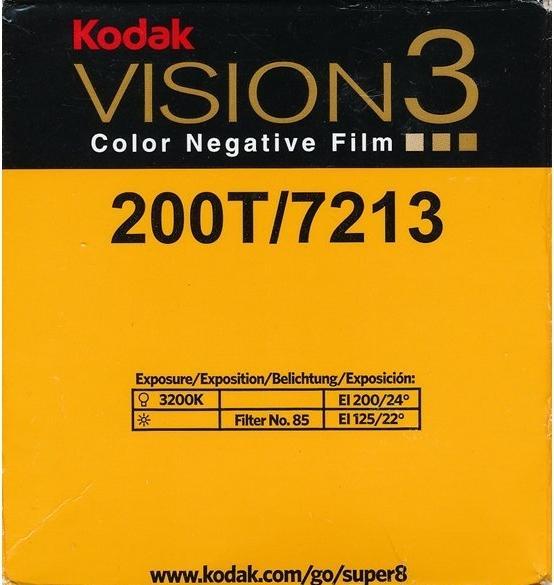 Actual product image Kodak S8 Vision3 200T