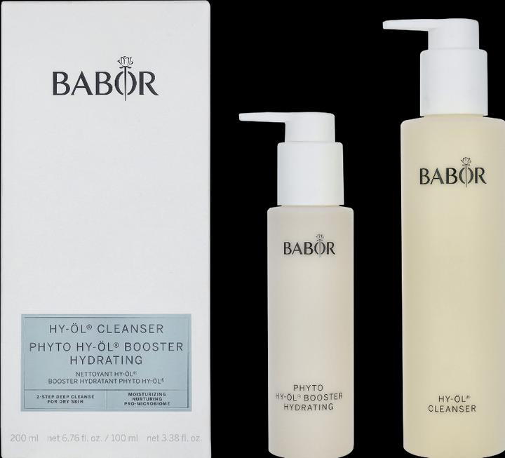 Actual product image Babor CLEANSING HY-OIL & Phyto HY-OIL Booster Hydrating Set (Cleaning cloths, 300 ml)