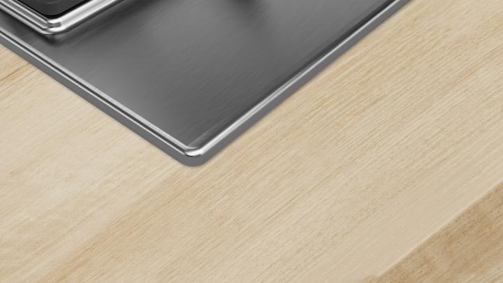 Actual product image Bosch Hausgeräte Series 6 PCH6A5B90 Hob, Stainless Steel Integrated Gas Hob 4 Zone(s)