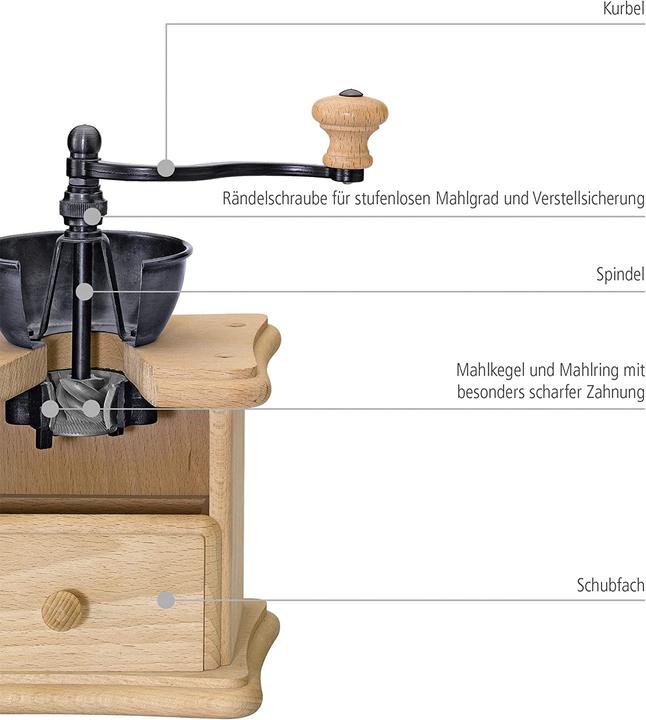 Produktbild Zassenhaus Santiago Kaffeemuehle
