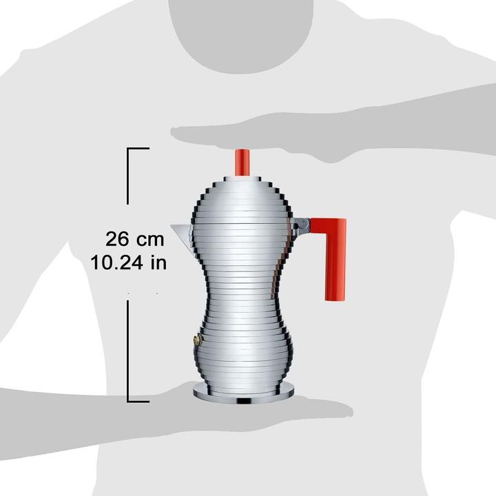 Image du produit Alessi MDL026 R Pulcina Machine à espresso (6 T.)