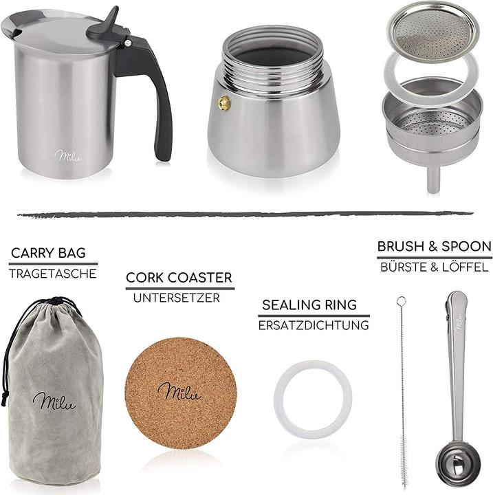 Produktbild Milu Espressokocher Set (6 T.)