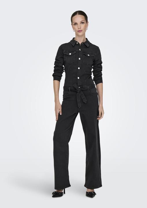Produktbild Only Onlrain Wide Belt Jumpsuit Dnm Pim (32)