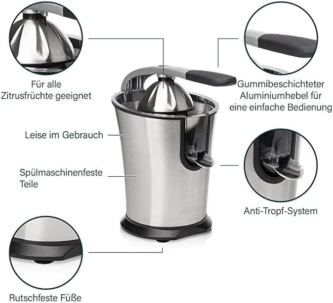 Actual product image Princess Stainless Steel Citrus Juicer Master Juicer