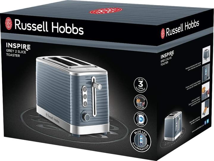 Actual product image Russell Hobbs 24373-56 Toaster Inspire grey (EU plug)