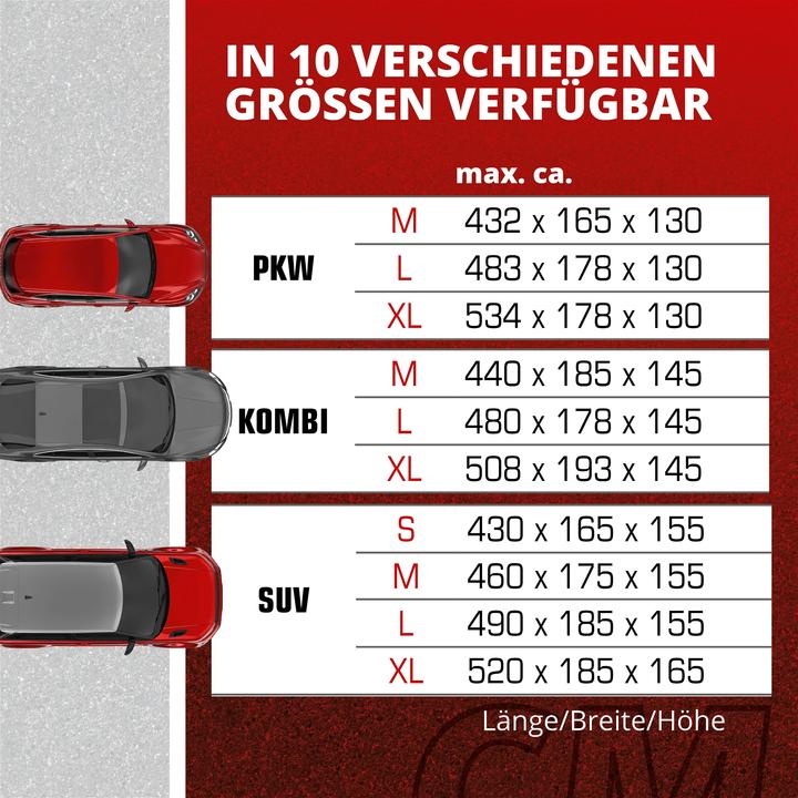 Image du produit Walser Autoplane Indoor Soft, bâche pour voiture SUV taillee M noire