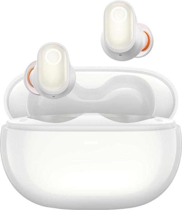 Actual product image Baseus Bowie WM05 Earphones creamy-white (ANC, 25 h, Wireless)