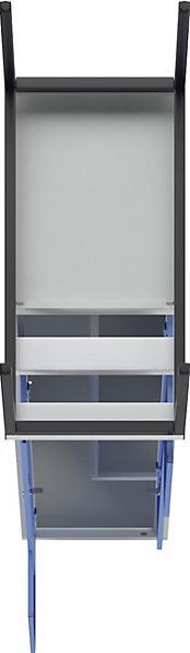 Produktbild Z-Garderobenschrank mit Sitzbank (40 cm, 214 cm)