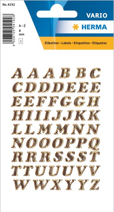 Produktbild HERMA Buchstaben Etiketten