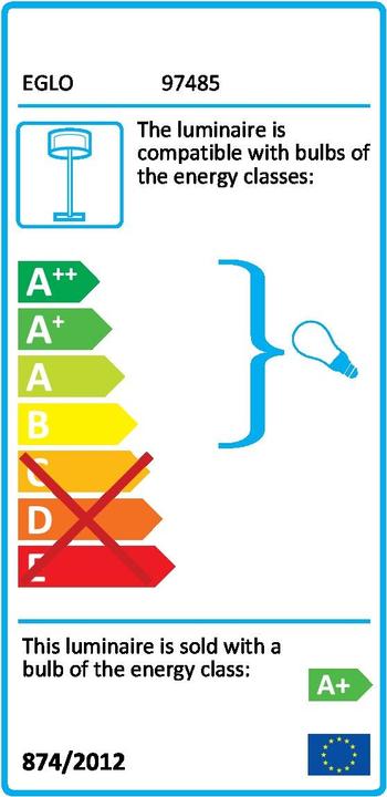 Energy Label EGLO Caldiero-C (806 lm, E27, IP44)