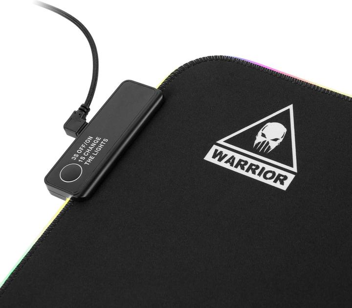 Image du produit Krüger&Matz Tapis de souris et de clavier Warrior LED