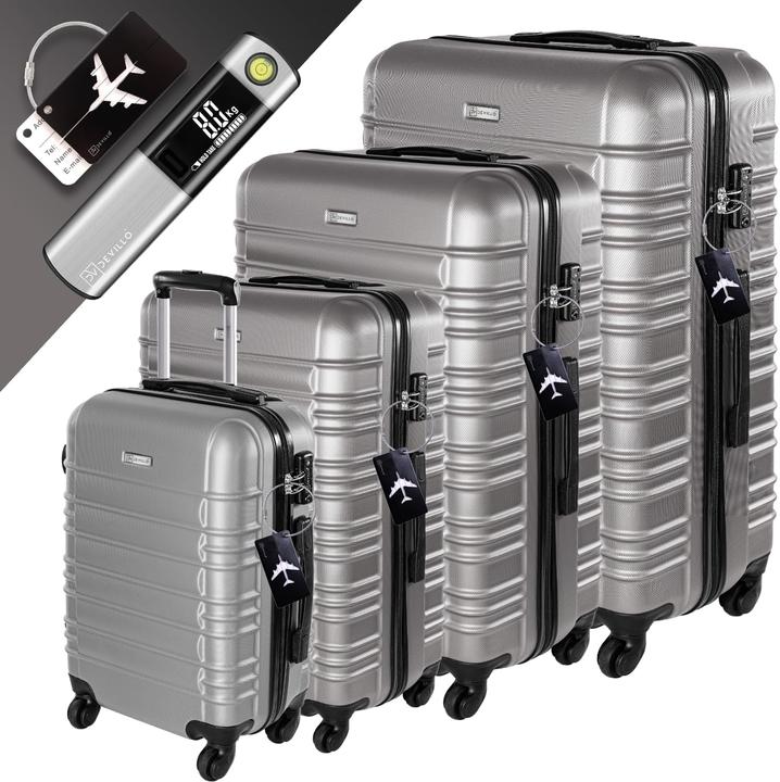 Actual product image Devillo Hard case set (120 l, Hand luggage (up to 50 litres), M (50 - 90l), L (90 - 115l), XL (from 140l))