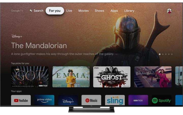 Actual product image TCL 75C745 (75", QLED, 4K, 2023)