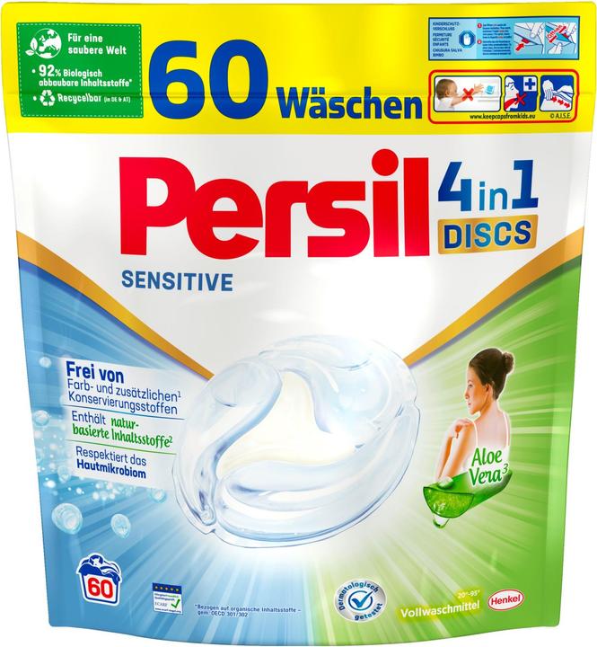 Produktbild Persil Sensitive (60 Waschgänge, Discs)