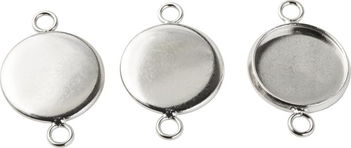 Immagine prodotto Hobby & Crafting Fun Connettore metallico "Round", Ø 14 mm