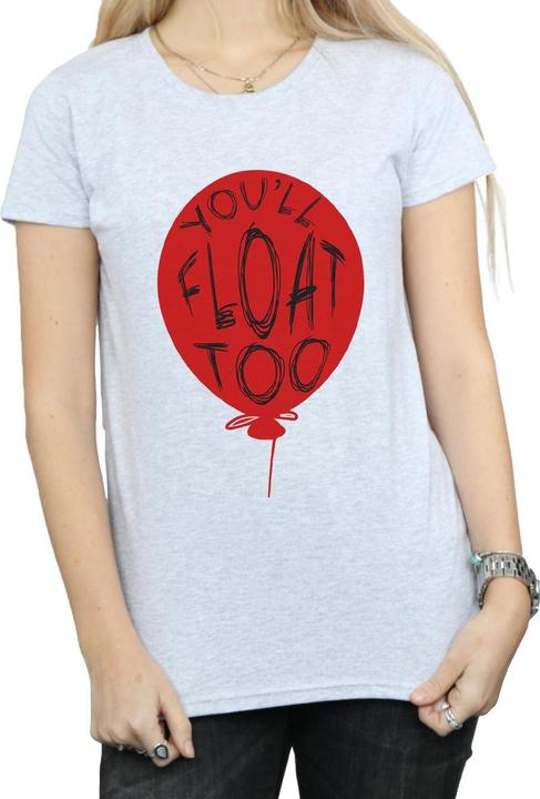 Actual product image Universal Textiles Womens/Ladies Pennywise You'll Float Too Cotton T-Shirt (S)