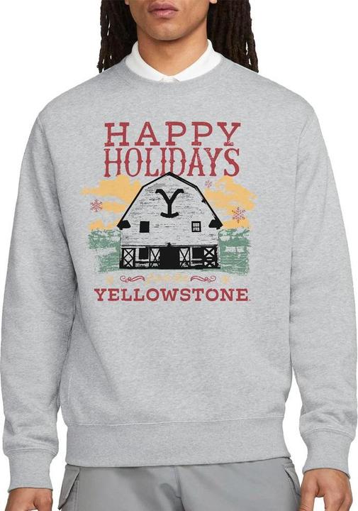 Immagine prodotto Yellowstone Happy Holidays Felpa Natale Adulto Unisex (XXL)
