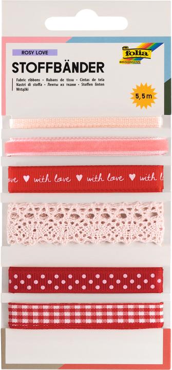 Produktbild Folia Stoffbänder Mix (Geschenkband, 6 x)