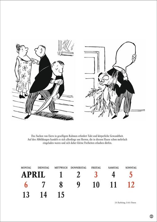 Actual product image Loriot Heile Welt Halbmonatskalender 2026 (German)