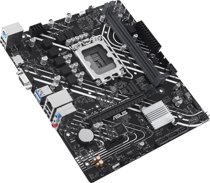Actual product image ASUS MB PRIME -K ARGB Intel,1700,DDR5,mATX (LGA 1700, Intel H610, mATX)