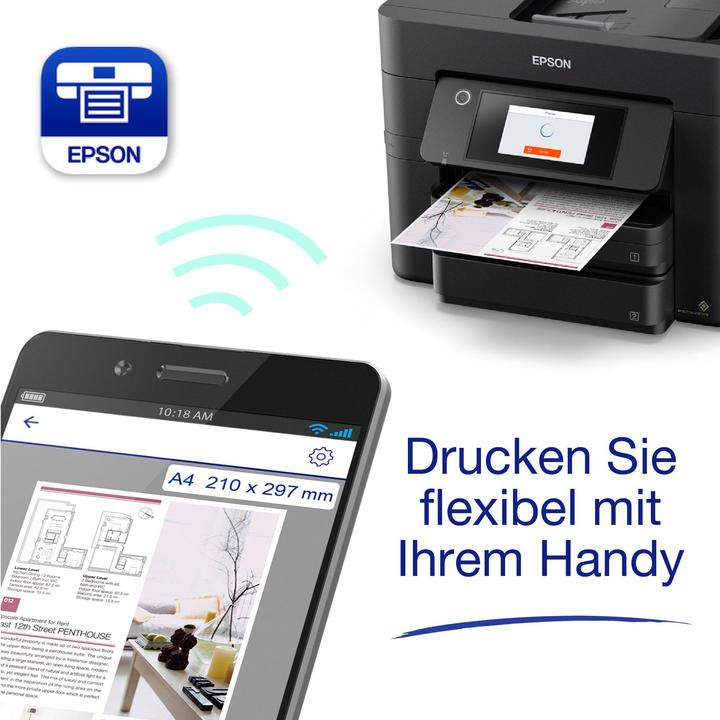 Actual product image Epson WorkForce WF-4830DTWF (Ink, Colour)