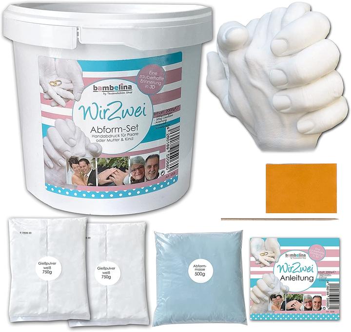 Produktbild Bambelina Handabdruck Set für Paare