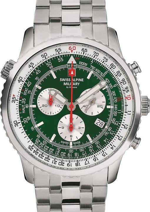 Produktbild Swiss Alpine Military 7078.9134 Chrono Herren 45mm 10ATM (Chronograph, 45 mm)