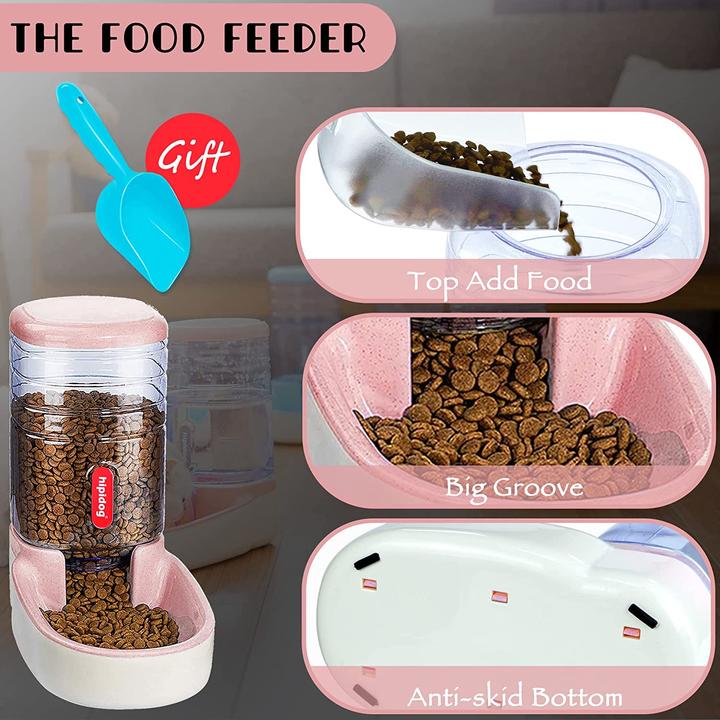 Actual product image Hipidog Food & Water Dispenser, Green (3.80 l)