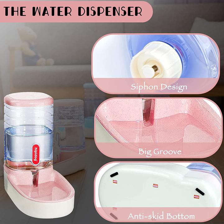 Actual product image Hipidog Food & Water Dispenser, Green (3.80 l)