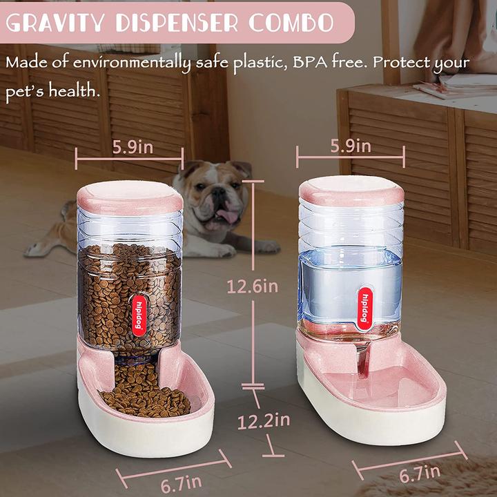 Actual product image Hipidog Food & Water Dispenser, Green (3.80 l)