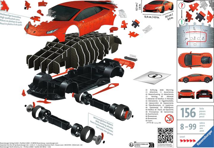 Produktbild Ravensburger Lamborghini Huracán EVO - Arancio (108 Teile)