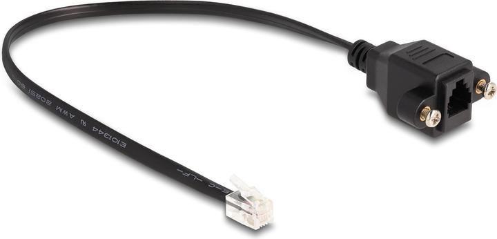 Image du produit Delock Câble RJ10 mâle vers RJ10 femelle à encastrer 30 cm sc
