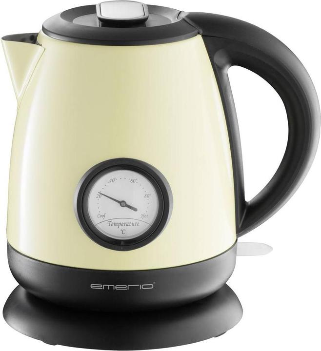 Actual product image Emerio Kettle, 1.L, beige, water level indicator (1 l)