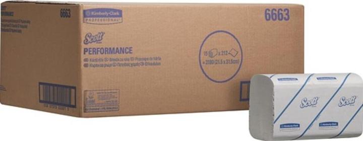 Kleenex Essuie-mains 6663 1 épaisseur, gaufré blanc L315xl215ca.mm adapté à 9000 474 108 (1 x)
