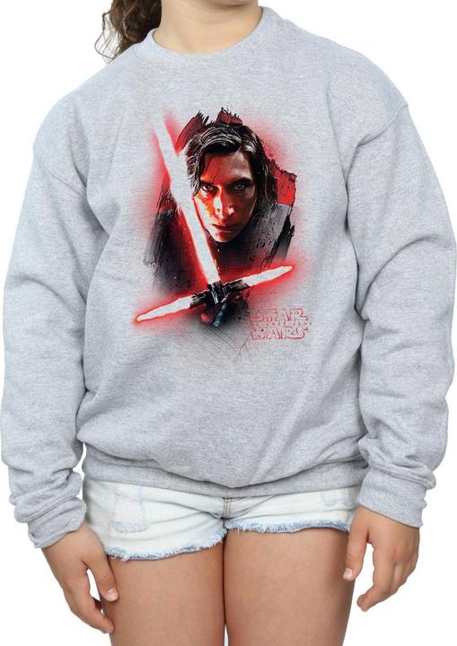 Image du produit Star Wars - Sweat THE LAST JEDI KYLO REN BRUSHED - Fille (140, 146)