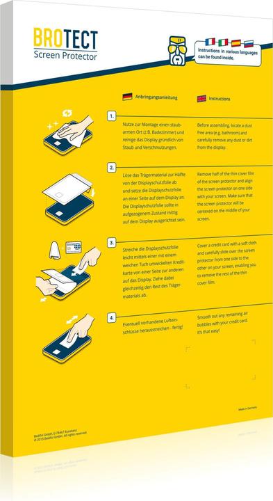 Actual product image BROTECT Screen Protector Clear (2 Piece, SmartPad Iyo 10)