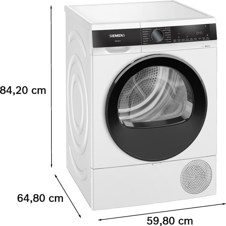 Produktbild Siemens WQ33G2D40 (8 kg, Rechts, EU-Stecker)