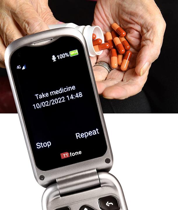 Image du produit TTfone TT970 Whatsapp 4G écran tactile Senior Big Button Flip Handy (2.80", 4G)