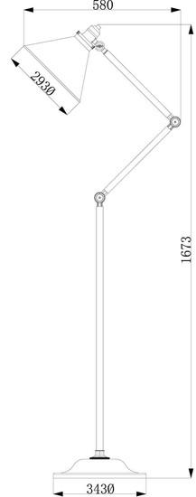 Actual product image Elstead Lighting Provence floor lamp E27 polished nickel (E27)