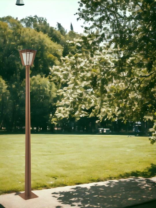 Actual product image Les Jardins Metro solar floor lamp Wireless 500 lumens (500 lm, IP55)