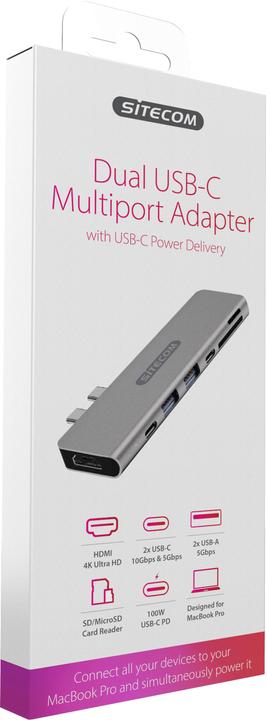 Image du produit Sitecom Mpa (USB-C, 7 Ports)