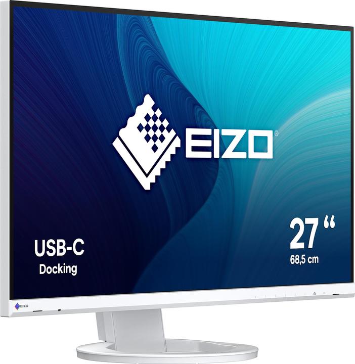 Actual product image Eizo 68.5cm (27") EV2720-WT 16:9 HDMI+DP+USB-C IPS white (2560 x 1440 pixels, 27")