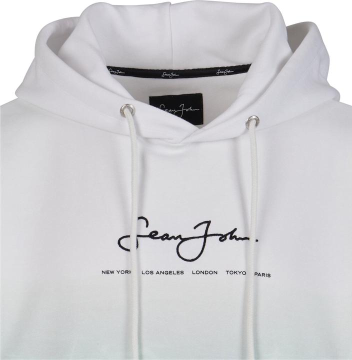 Produktbild Sean John JM221-018-01 Script Logo Pool Print Hoodie white/green - 80009 (L)