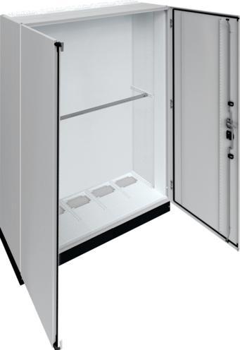 Actual product image Hager HAG FR25H1 Cabinet, universal, IP55, SK II, 1850x1300x400 + 100 mm plinth