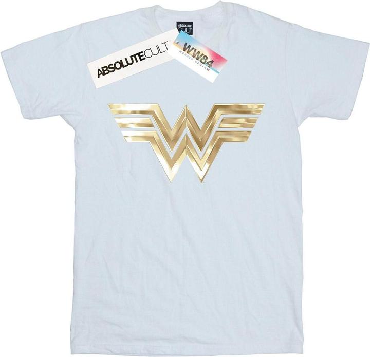 Produktbild Wonder Woman 84 Gold Emblem TShirt Mädchen (152, 158)